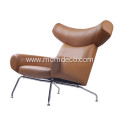 ox leather lounge chair
